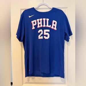 Nike PHILA Simmons- Blue Basketball Tee